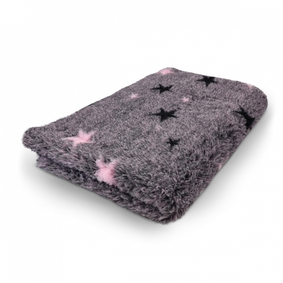 Vet Bed Star Night Pink non slip