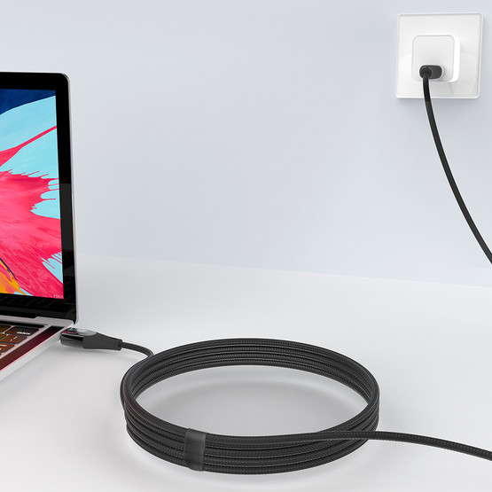 BlitzWolf® - 5A/100W USB Type-C to Type-C data/latauskaapeli, pituus 1,8m 