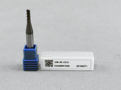 Kovametallijyrsin Terä GM4E D3.0 (3mm), TiAlN-pinnoitettu