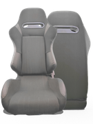 JBR 1042 Sporttipenkki / istuin pari (2kpl) BLACK+L