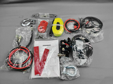 Runva Mönkijä 12v Sähkövinssi 4500lbs (2041kg) 4.5p Dyneema köydellä