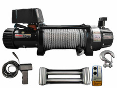 Runva Sähkökäyttöinen vinssi 9.5 EWB-Q Black Edition Vaijerilla 12V