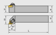 Ulkopuolinen Terävarsi DTGNR2525M16