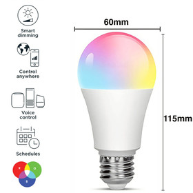 RGB älylamppu, e27, himmennettävä, WI-FI, 1080 lm