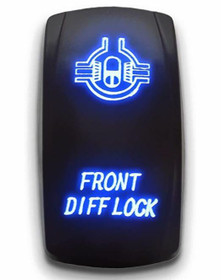 ROCKER / Keinukytkin / Katkaisin Front Locker, ON/OFF/ON 7-Pin