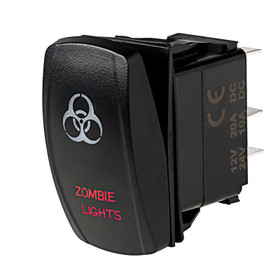 ROCKER / Keinukytkin / Katkaisin Zombie Lights, ON/OFF 5-Pin