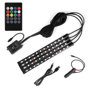 Led-valonauha 5050 auton lattiaan 48LED 22cm kaukosäätimellä