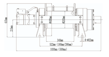 Runva HWE150 Hydraulivinssi, 15 000kg (15T)