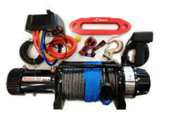 Runva Sähkökäyttöinen vinssi EWB9.5Q-MAX Dyneemaköydellä 12/24V