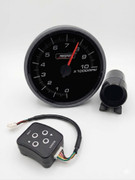 Prosport 95mm Kierroslukumittari Vaihtovalolla (0–10 000 RPM)