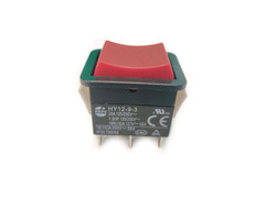 KEDU HY12-9-3 keinukytkin 2-napainen (ON)-OFF-(ON) 6 liittimellä