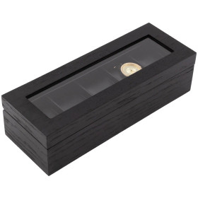 Kellolaatikko- Laatikko 5 kellolle. Puu