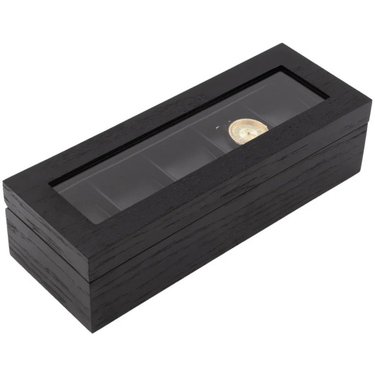 Kellolaatikko- Laatikko 5 kellolle. Puu