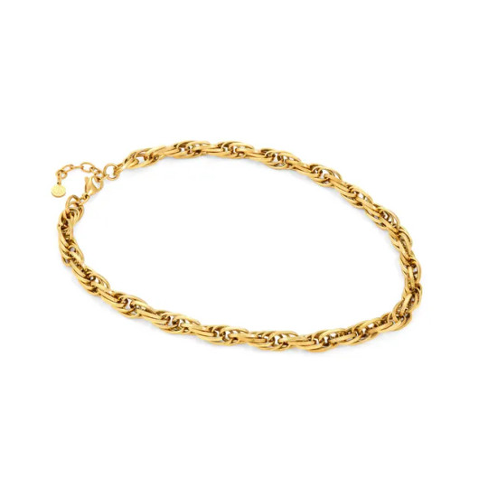 Nomination Italy- Siluetti monimutkainen ketjukaulakoru, teräs