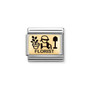 Nomination Italy- Charm, Composable Link. Florist, classic
