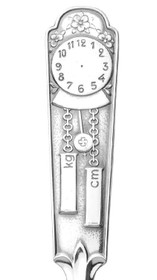 Kultakeskus- Kummilusikka/Lastenlusikka, Kello- nalle