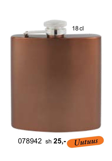 Taskumatti- Teräs, saranoitu korkki. USEITA VÄREJÄ!