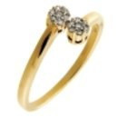 D I A Estetika- Timanttisormus, valkokulta