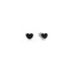 Nomination Italy- Emosfere Black Heart Beaded, korvakorut