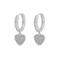 Snö of Sweden- Stina heart ring ear, korvakorut