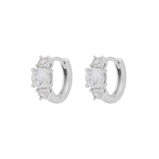 Snö of Sweden- Jen stone ring ear, korvakorut