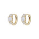 Snö of Sweden- Jen stone ring ear, korvakorut