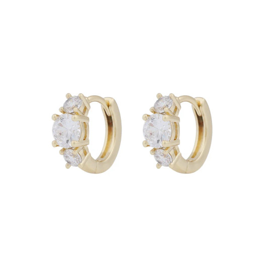 Snö of Sweden- Jen stone ring ear, korvakorut