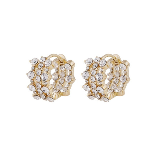 Snö of Sweden- Sprinkles small tripple crystal ring ear, korvakorut