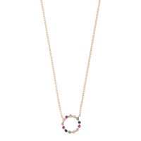 Snö of Sweden- Sprinkles circle pendant. Kaulakoru