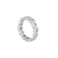 Snö of Sweden- Lovely crystal ring. USEITA VÄREJÄ!