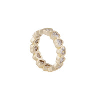 Snö of Sweden- Lovely crystal ring. USEITA VÄREJÄ!