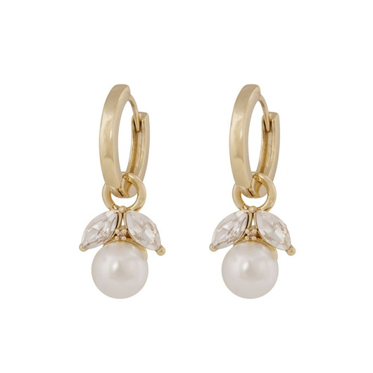 Snö of Sweden- Eira pearl, kristallihelmikorvakorut