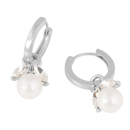 Snö of Sweden- Eira pearl, kristallihelmikorvakorut