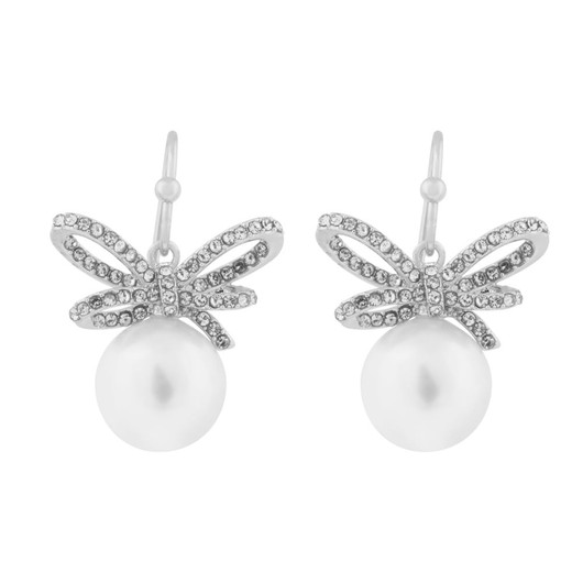 Snö of Sweden- Ribbon hook, kristallihelmikorvakorut