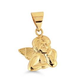 Korutuote Oy- Riipus, enkeli. Keltakultaa