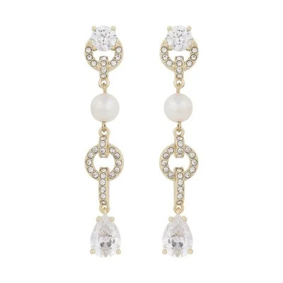 Snö of Sweden- Callie long crystal ear, korvakorut