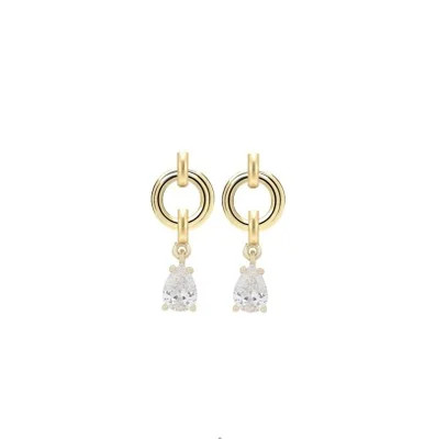 Snö of Sweden- Callie smal crystal ear, korvakorut