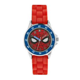 Marvel Spider-Man Time Teacher kello, punaisella silikonirannekkeella