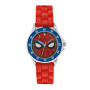 Marvel Spider-Man Time Teacher kello, punaisella silikonirannekkeella