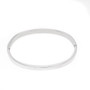 Silver Bar- Sileä bangle, rannekoru teräs
