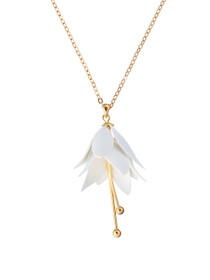 Ted Baker- Fawna, kukka kaulakoru. WHITE/GOLD