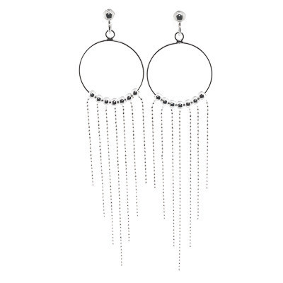 Silver Bar- Party hoops, korvakorut hopeaa