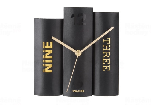 Karlsson- Kirja, pöytäkello. USEITA VÄREJÄ!