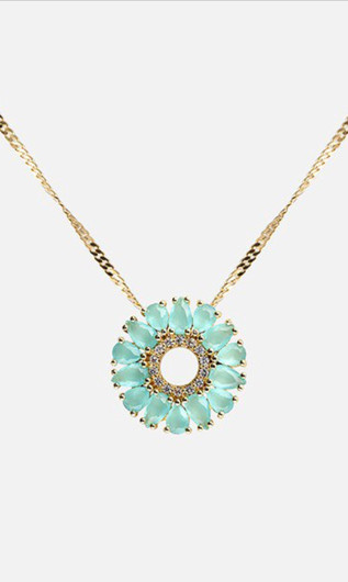 Snö of Sweden- Judith pendant neck 42cm. Gold. USEITA VÄREJÄ!