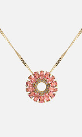 Snö of Sweden- Judith pendant neck 42cm. Gold. USEITA VÄREJÄ!