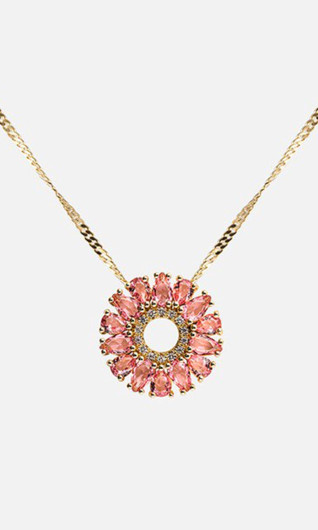 Snö of Sweden- Judith pendant neck 42cm. Gold. USEITA VÄREJÄ!