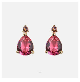 Snö of Sweden- Judith small drop ear. Gold