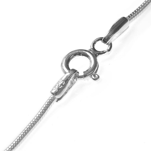 Korutuote Oy- Käärmeketju, hopea rodinoitu 42cm