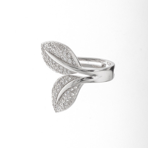 Silver Bar- Cuffs Lehti, korvakorut. 