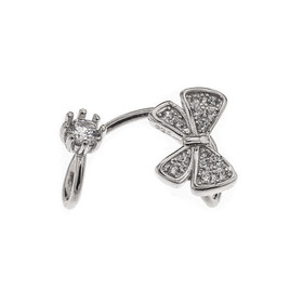 Silver Bar- Cuffs Rusetti, korvakorut. 